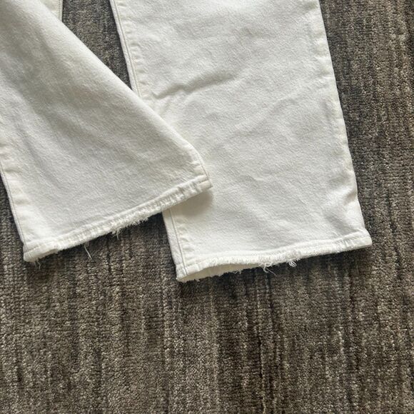 Levi's Ribcage Straight Ankle White Jeans, NWT, Size 29 x 27 (8), NWT - Picture 7 of 10